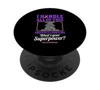 Mast Cell Activation Syndrome Awareness MCAS Warrior PopSockets Adhesive PopGrip