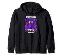 Mast Cell Activation Syndrome Awareness MCAS Warrior Zip Hoodie
