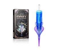 Mast Ocean Heart Tattoo Needles Cartridges 20pcs Disposable 1001RL Round Liner Long Tips for Tattoo Pen Machine