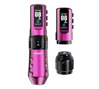 Mast Tattoo Flip4 Pro Cordless Tattoo Pen Machine Gun 7 Strokes Length 2.5mm-4.5mm Coreless Motor 2000mAh Battery Power Supply 2 Batteries