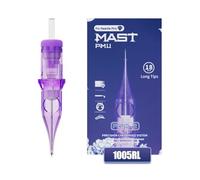 Mast Tattoo Needles 1005RL 20Pcs Premium 18mm Long Tips Pro Tattoo Cartridge Needles Diameter 0.35mm Round Liner Precision Work for Artists