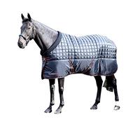 Masta 200g Fill ProtechMasta Medium Weight Stable Rug for Horses - (FIR) Therapy Technology Far Infrared Rays Lining - Ceramic Infused Fabric - Ideal for Colder Weather / Black Colour - Size 6FT3