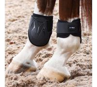 Masta Horse Fetlock Boots - Lightweight Breathable PU Shell Air-Flux - Black - Full