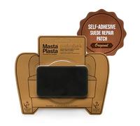 MastaPlasta Instant Self-Adhesive Premium Suede and Velvet Repair Patch - Black 10cm x 6cm (4in x 2.4in). Upholstery-Quality Patches for Seating, Car Interiors, Bags, Jackets & More
