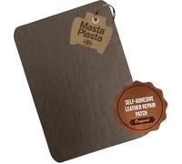 MastaPlasta Original Easy All-in-One Leather Repair Kit. Leather Patches for Sofas Self Adhesive - Mid-Brown 28cm x 20cm (11in x 8in) - Upholstery Leather Repair Patch for Car Seats, furniture, DIY
