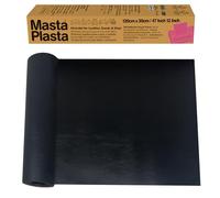 MastaPlasta Original Self-Adhesive Leather Repair Patch - Black 120 x 30cm (47 x 12in). The Instant Upholstery-Quality Leather Repair Kit for Sofas, Car Seats, Bags, Vinyl & DIY