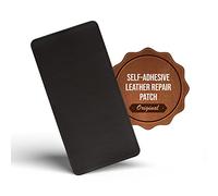 MastaPlasta Premium Easy All-in-One Leather Repair Kit. Leather Patches for Sofas Self Adhesive - Dark Brown 20cm x 10cm (8in x 4in). Upholstery Leather Repair Patch for Car Seats, Chairs, DIY, Craft