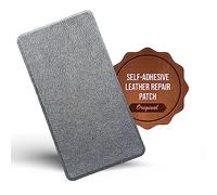 MastaPlasta Premium Easy All-in-One Leather Repair Kit. Leather Patches for Sofas Self Adhesive - Silver 20cm x 10cm (8in x 4in). Upholstery Leather Repair Patch for Car Seats, Chairs, DIY, Craft