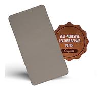 MastaPlasta Premium Easy All-in-One Leather Repair Kit. Leather Patches for Sofas Self Adhesive - Taupe 20cm x 10cm (8in x 4in). Upholstery Leather Repair Patch for Car Seats, Chairs, DIY, Craft