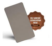 MastaPlasta Premium Easy All-in-One Leather Repair Kit. Leather Patches for Sofas Self Adhesive - Taupe 20cm x 10cm (8in x 4in). Upholstery Leather Repair Patch for Car Seats, Chairs, DIY, Craft