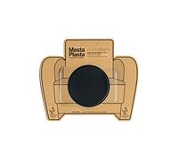 MastaPlasta Self-Adhesive Premium Leather Repair Patch - Black Circle 8cm x 8cm (3in x 3in). Instant Leather Repair Kit and Decoration for Sofas, Car Seats, Bags, Jackets, DIY