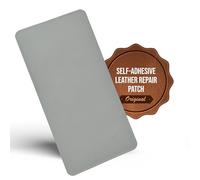 MastaPlasta Self-Adhesive Premium Leather Repair Patch - Light Grey 20cm x 10cm (8in x 4in). Your All-In-One Instant Upholstery-Quality Leather Repair Kit for Sofas, Car Interiors, Bags & DIY
