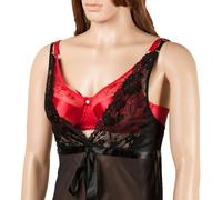 Mastectomy Bra with Silicone Breast Forms - Soft Pocket Bra for Post Surgery, Transgender & Crossdresser - Comfortable Everyday Bra with Natural Shape for Cosplay or Recovery-red-(34/75D)