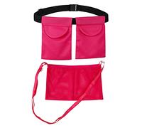 Mastectomy Drain Holder with Shower Bag, Adjustable JP Drain Pouch for Breast Surgery, Breast Reconstruction & Breast Reduction, Holds 2 Drain Bottles, Post-Surgery Recovery Support(Rose red)