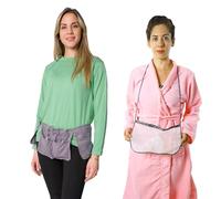 Mastectomy & Post Surgery Drain Carrier Belt & Shower Holder (Two Pack Grey/Grey)