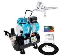 Master Airbrush Master Performance G22 Airbrushing System Kit with Master TC-20T Compressor with Air Tank, Air Hose & G22 Dual-Action Gravity Feed Airbrush