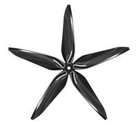 Master Airscrew 5X Power Series 11x10 5-Blade Propeller - Black - Reverse/Pusher/CW - Cinelifter, Heavylifter, X Class, Beast Class, Giant Drone Racing
