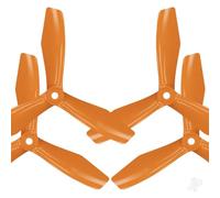 Master Airscrew 6x4.5 BN 3-Blade FPV RC Drone Propeller Props Set - Orange