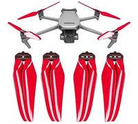 Master Airscrew Stealth Propellers for DJI Mavic 3 & Mavic 3 Pro/Cine/Enterprise/Classic/3T/3M - Red, 4 pcs
