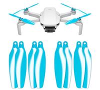 Master Airscrew Stealth Propellers for DJI Mini 2, Mini 2 SE, Mini SE & Mini 4K - Blue, 4 propellers in set