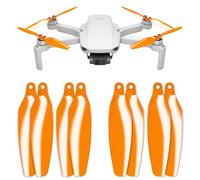Master Airscrew Stealth Propellers for DJI Mini 2, Mini 2 SE, Mini SE & Mini 4K - Orange, 4 propellers in set