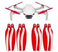 Master Airscrew Stealth Propellers for DJI Mini 2, Mini 2 SE, Mini SE & Mini 4K - Red, 4 propellers in set