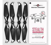 Master Airscrew Stealth Propellers for DJI Phantom 4 - Black, 4 pcs