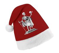 Master-Allegory-Life-Deaths Christmas Hats Patterned Santa Hat New Year Festive Holiday Party Supplies Child