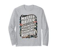 Master Baiter Fishing an Angler Fisherman Long Sleeve T-Shirt