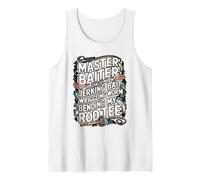 Master Baiter Fishing an Angler Fisherman Tank Top