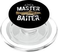 Master Baiter Funny Flathead Catfish Fishing Graphic Design PopSockets PopGrip for MagSafe