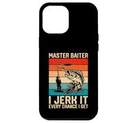 Master Baiter Funny Pun Angler Fishing Lover Case for iPhone 12 Pro Max