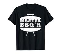 Master BBQ'R Grill Master Dad Steak Sausage Wing Meat Lovers T-Shirt