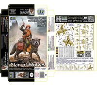 MAS24086 - Masterbox 1:24 - The Last Bridge, Kit.8 Clan of Wolves