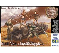 Masterbox 1:35 Scale Skull Clan Death Angels/Desert Battle Series Construction Kit (Grey)