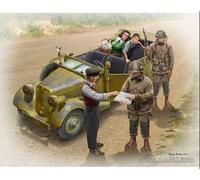 Master Box 35161 Hitching a Ride, US Paratroopers and Civilians with car 1/35