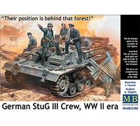 Master Box 35208-1/35 German StuG III Crew. WW II era 5 Figures