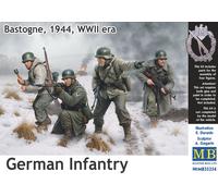 Master Box 35254 WWII German Infantry Bastogne 1944 (4 figures) 1:35 MODEL KIT