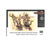 Master Box Hand to Hand Combat British and German Infantry N. Africa (US IMPORT)