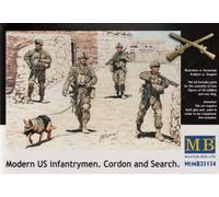 Masterbox 1:35 Scale Modern US Infantrymen Cordon and Search Figure