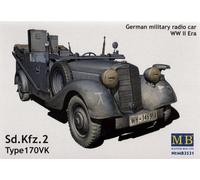 Master Box MAS3531 1:35 German Sd.Kfz.2 Type 170VK Radio car
