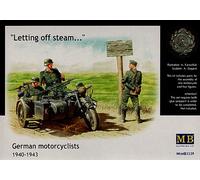 Master Box MAS3539 1:35 German Motorbike with sidecar and Motorcyclists 1940-43