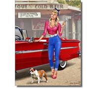 Master Box MB24015 1/24 Pin Up Series Short Stop Tight Pants Bulldog Plastic Model