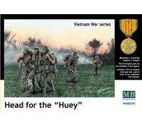 Masterbox 1:35 Scale Head for The Huey Vietnam War Series Figure, 1.27 x 1.27 x 3.81 cm