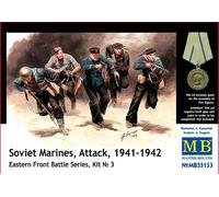 Masterbox 1:35 Scale Soviet Marines, Attack, 1941-1942. Eastern Front Battle Series Figure