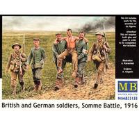 Master Box MB35158 - 1/35 British And German Soldiers, Somme Battle - New