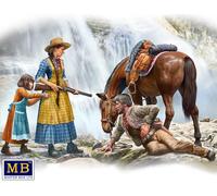 Masterbox 1:35 - Gunslinger 1 Marshal Tom,Tucker & Molly