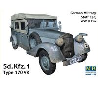 Master Box MB3530 - 1/35 Sd.Kfz.1 Type 170 VK, German Staff Car - New
