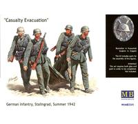 Masterbox 1:35 Scale Casualty Evacuation German Infantry Stalingrad 1942 Figure