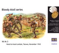 Masterbox 1:35 Scale Bloody Atoll Series. Kit No 3". Hand-to-Hand Combat Figure